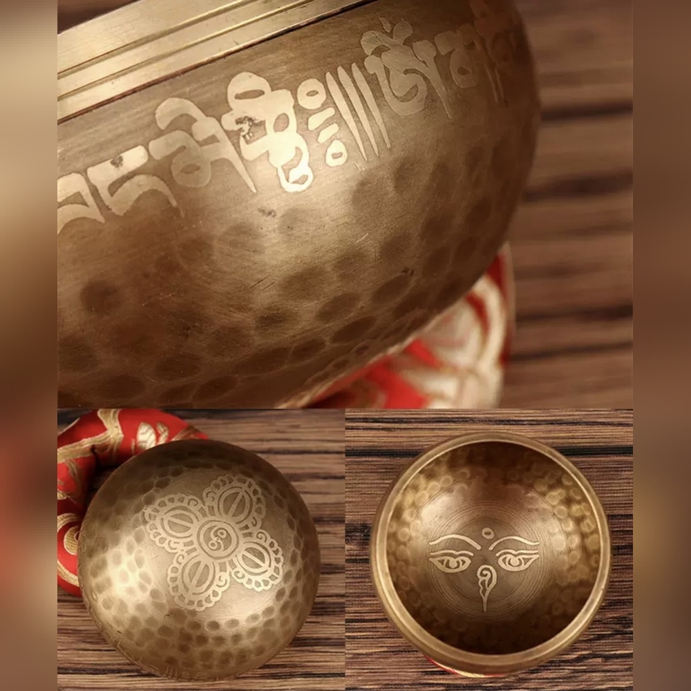 Chuông xoay tỉnh thức - Nepal Singing Bowl (mẫu Omani 2 )