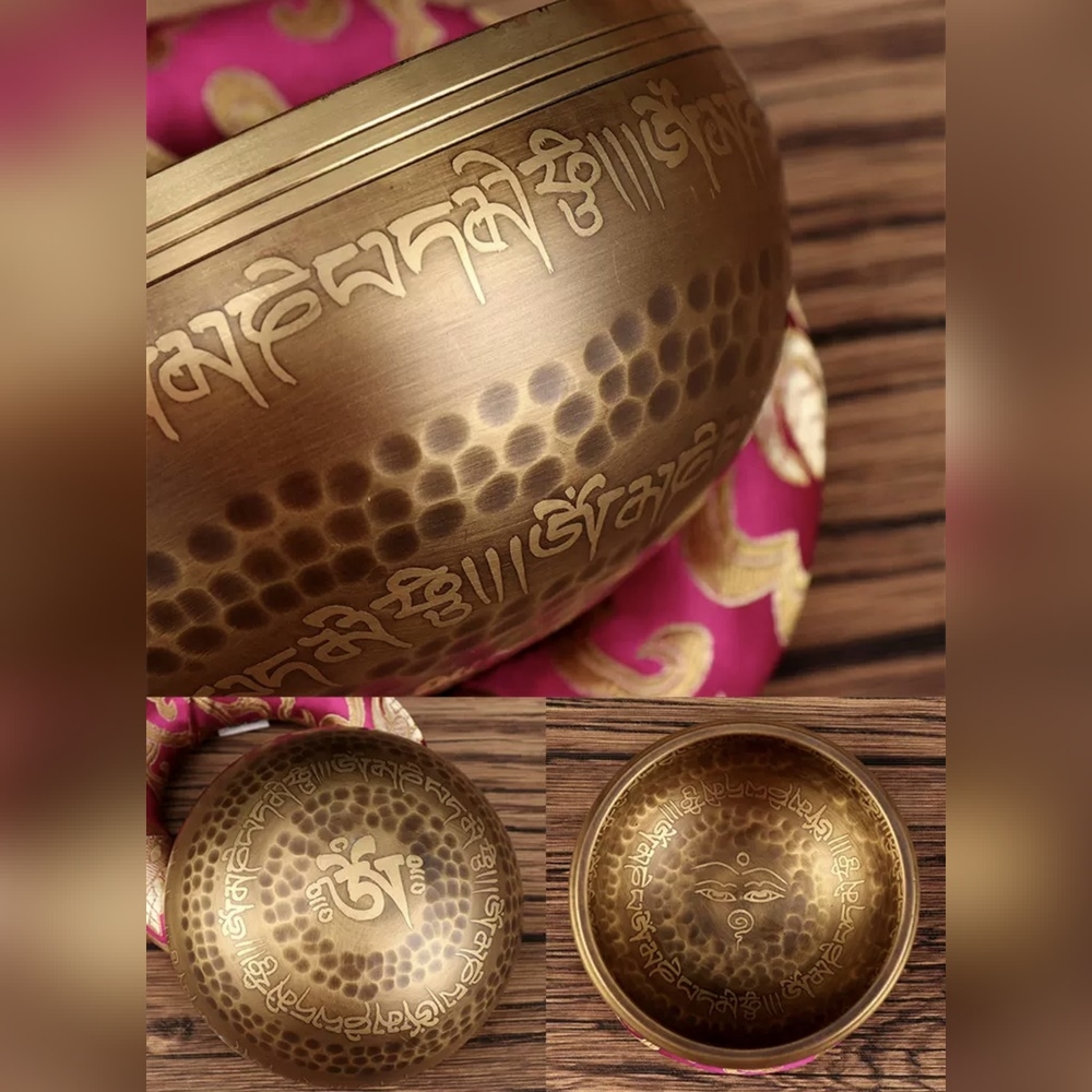 Chuông xoay tỉnh thức - Nepal Singing Bowl (mẫu Omani 2 )