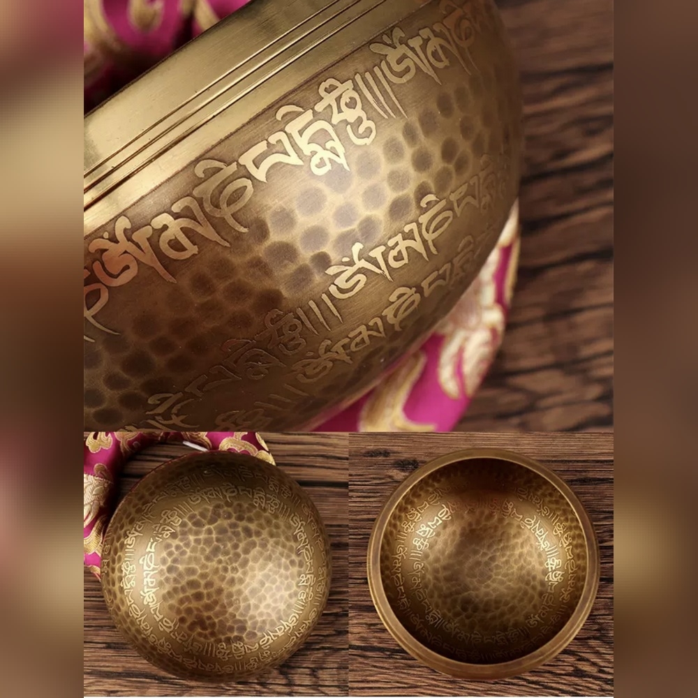 Chuông xoay tỉnh thức - Nepal Singing Bowl (mẫu Omani 2 )