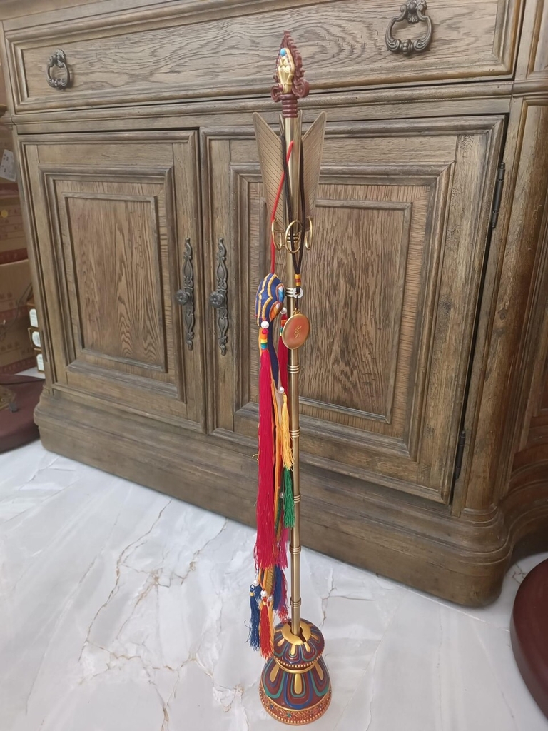 MŨI TÊN CHIÊU TÀI bằng đồng (thu hút linh khí, may mắn, tài bảo)