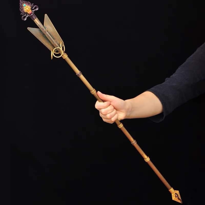 MŨI TÊN CHIÊU TÀI bằng đồng (thu hút linh khí, may mắn, tài bảo)