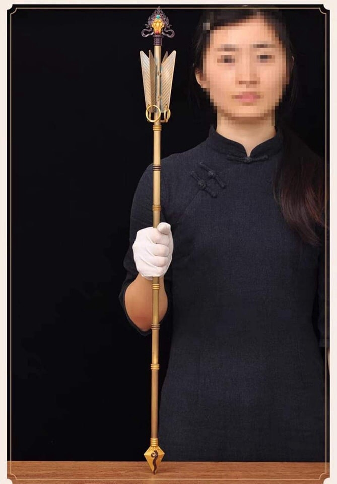 MŨI TÊN CHIÊU TÀI bằng đồng (thu hút linh khí, may mắn, tài bảo)