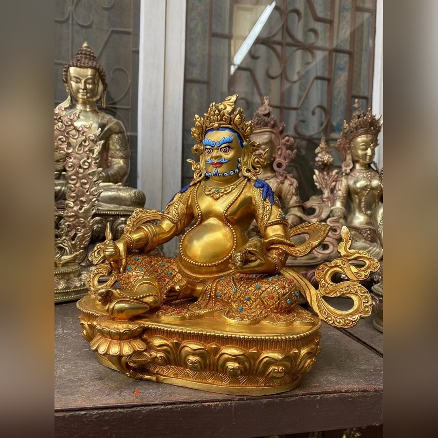 Tôn tượng Hoàng Thần Tài Dzambala 24.3cm