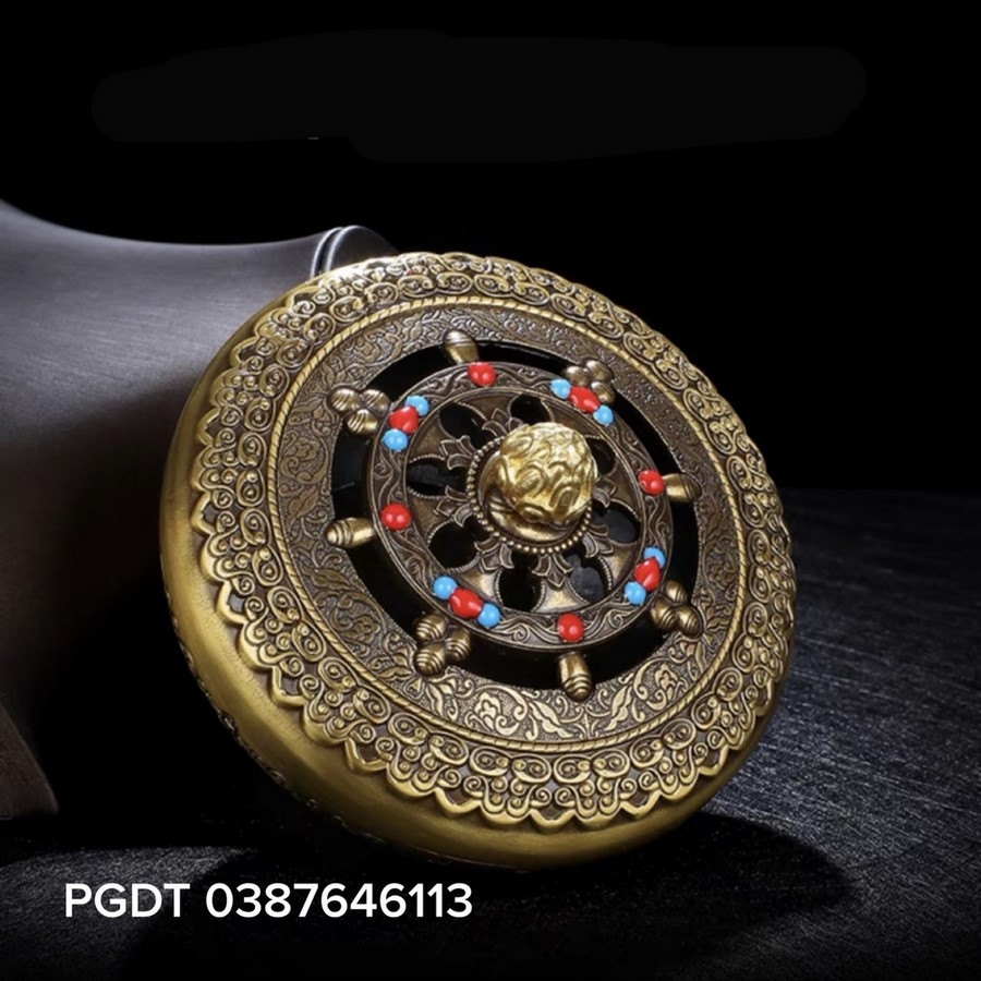 Lư Trầm Bình Bát Khắc Hoa Văn Tám Tướng Cát Tường