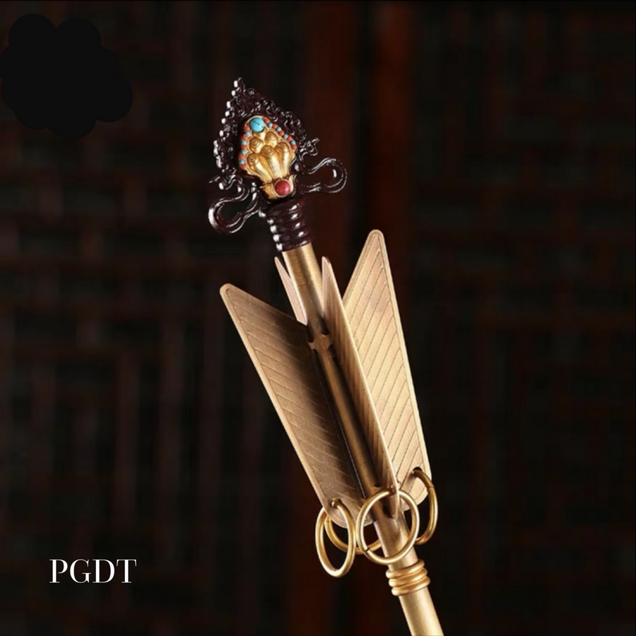 MŨI TÊN CHIÊU TÀI bằng đồng (thu hút linh khí, may mắn, tài bảo)