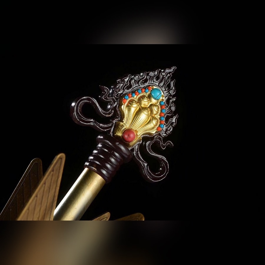 MŨI TÊN CHIÊU TÀI bằng đồng (thu hút linh khí, may mắn, tài bảo)