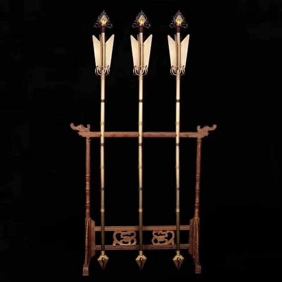 MŨI TÊN CHIÊU TÀI bằng đồng (thu hút linh khí, may mắn, tài bảo)