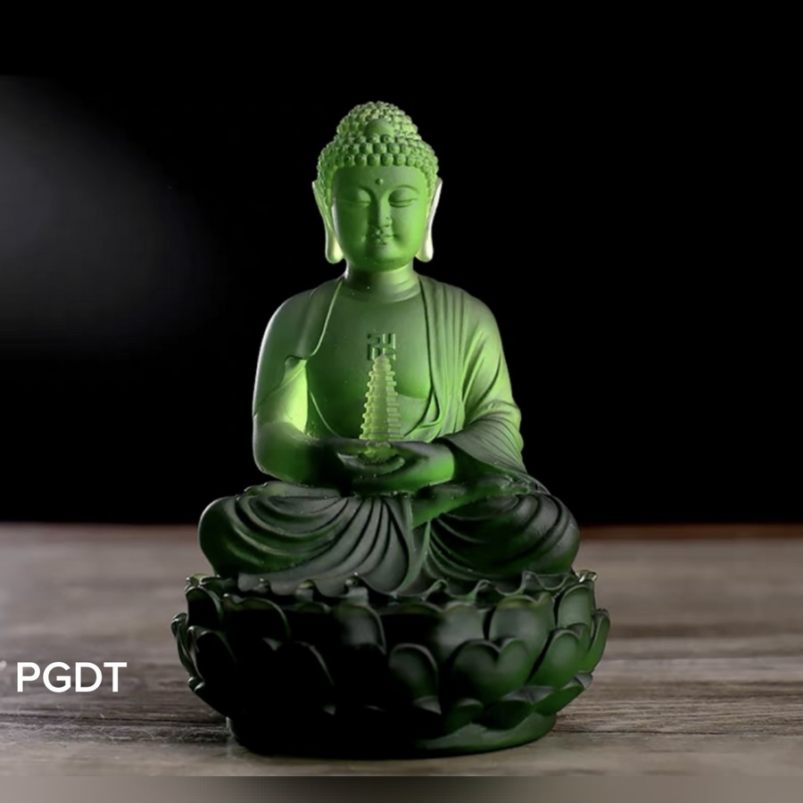 PHẬT DƯỢC SƯ kiểu Tịnh Độ bằng đá liuli