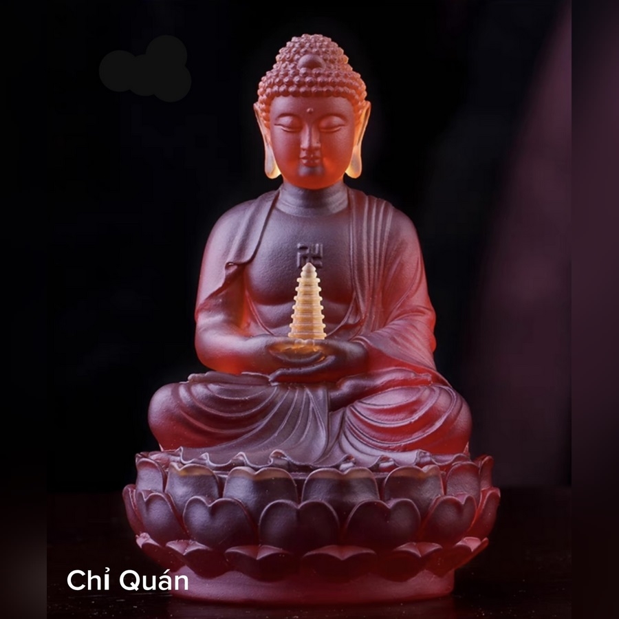 PHẬT DƯỢC SƯ kiểu Tịnh Độ bằng đá liuli