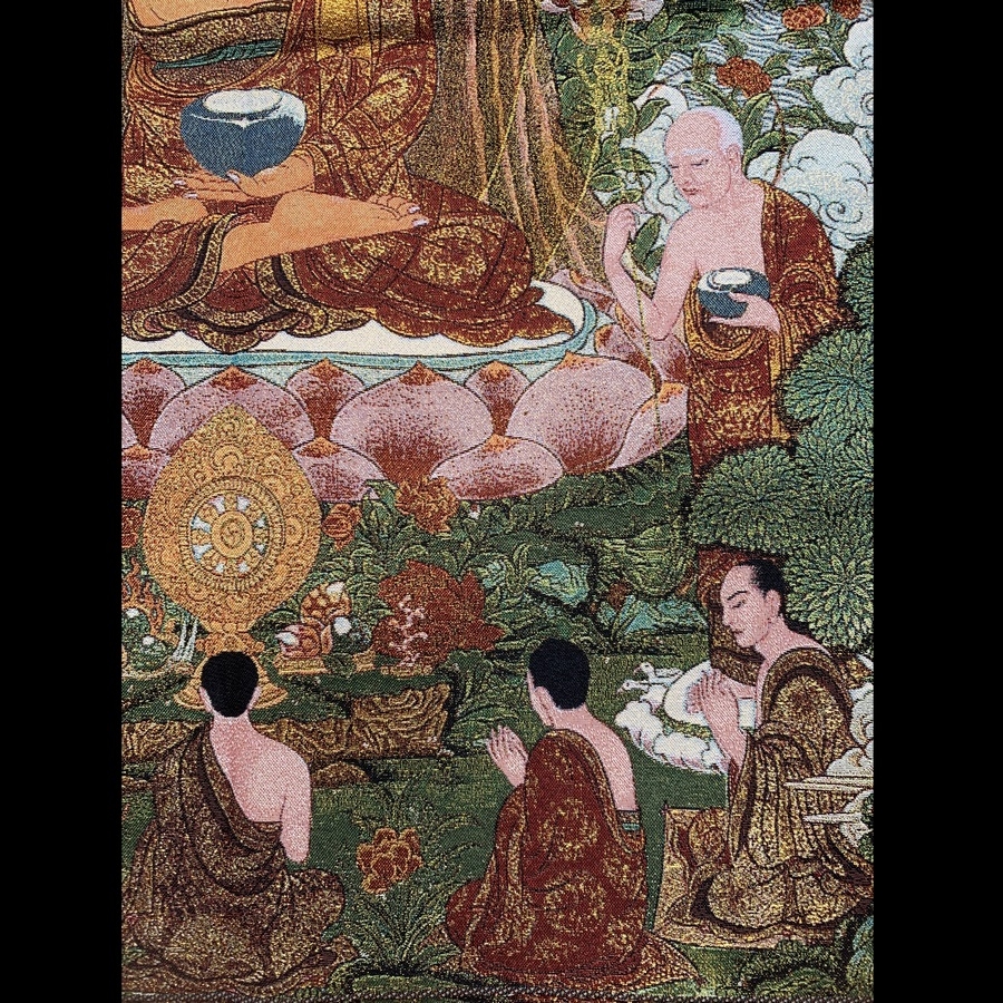 Tranh Thangka Phật Thích Ca - Tranh Thêu