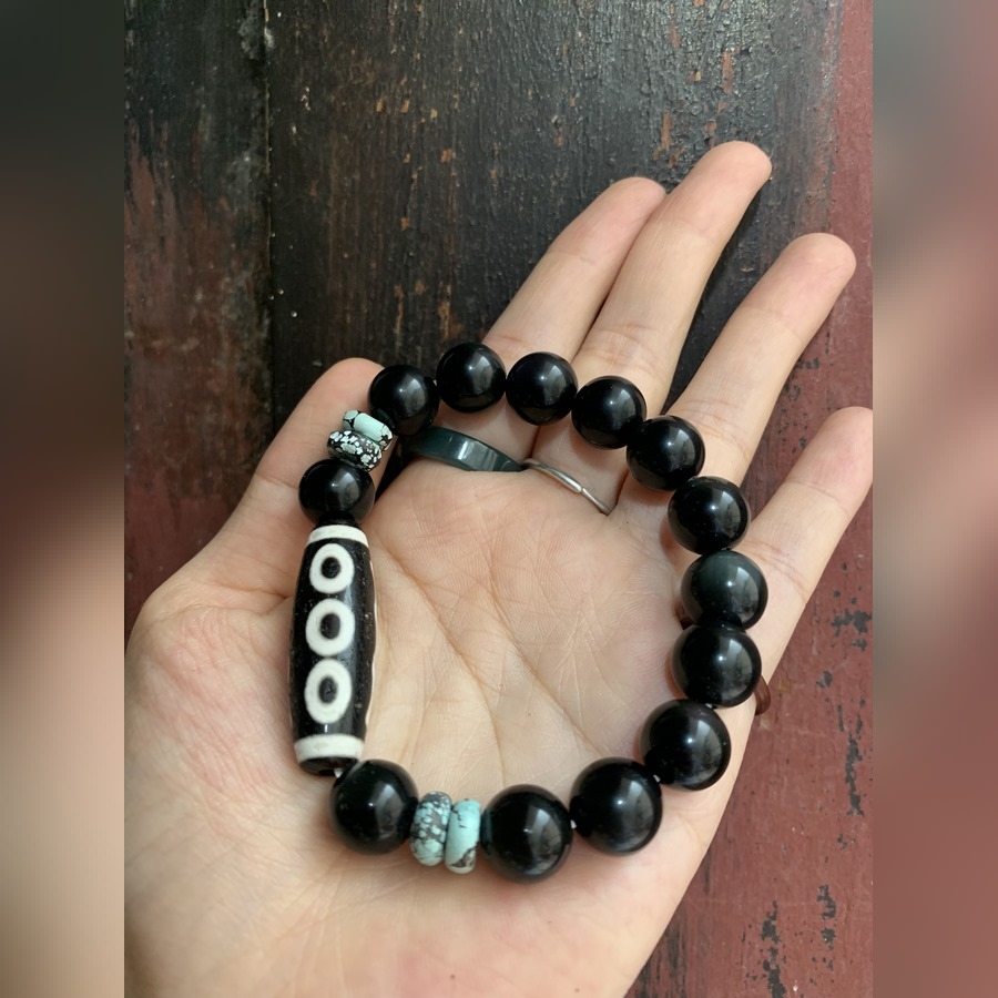 Vòng Tay 5 Mắt Osidian