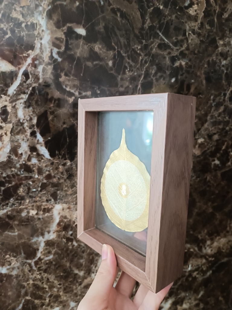 Tranh chú Lăng Nghiêm trên Lá Bồ Đề