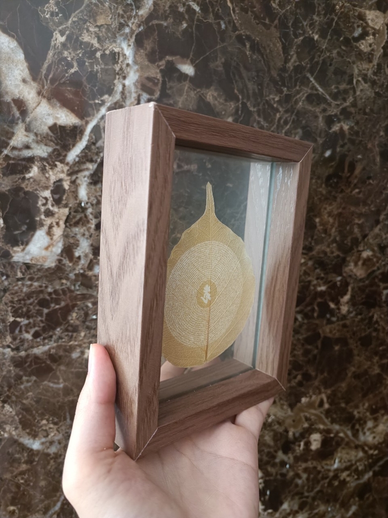 Tranh chú Lăng Nghiêm trên Lá Bồ Đề