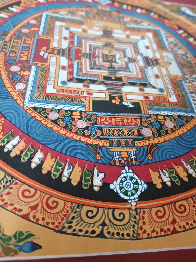 Tranh thangka Mandala Kalacharka