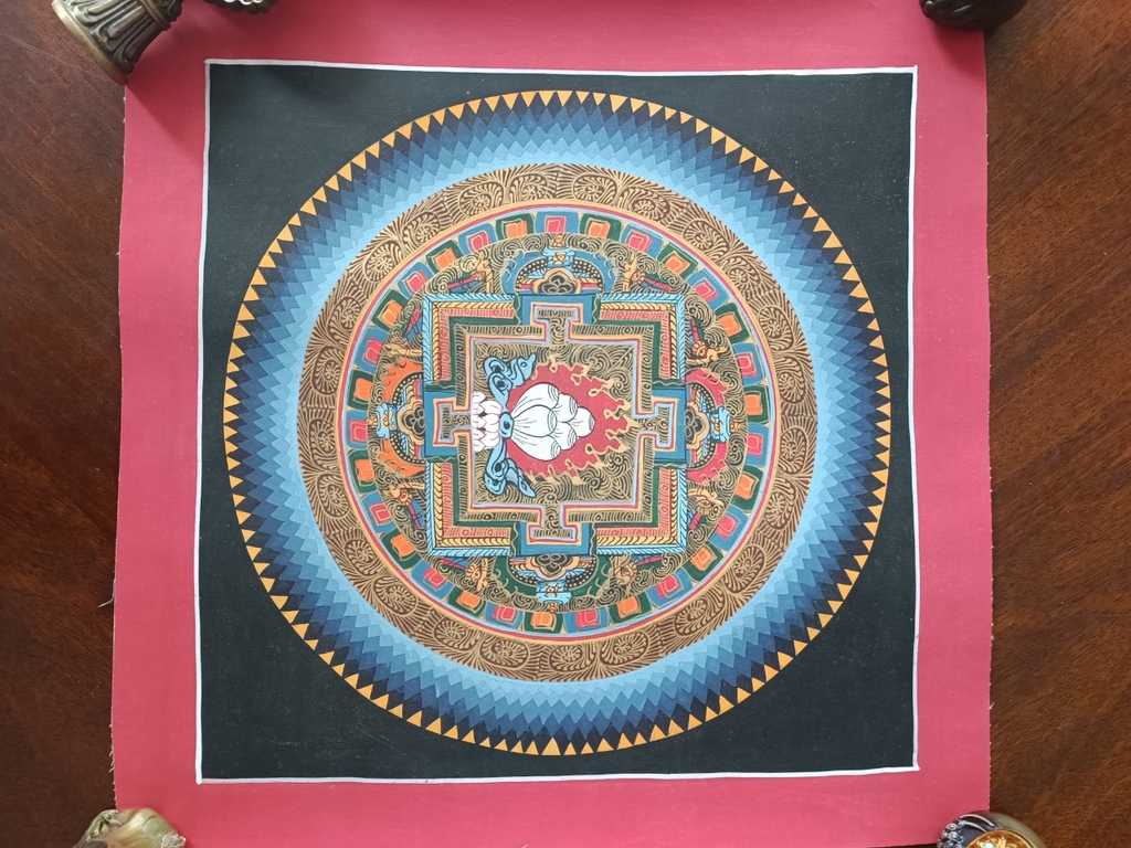 Tranh thangka Mandala Kalacharka