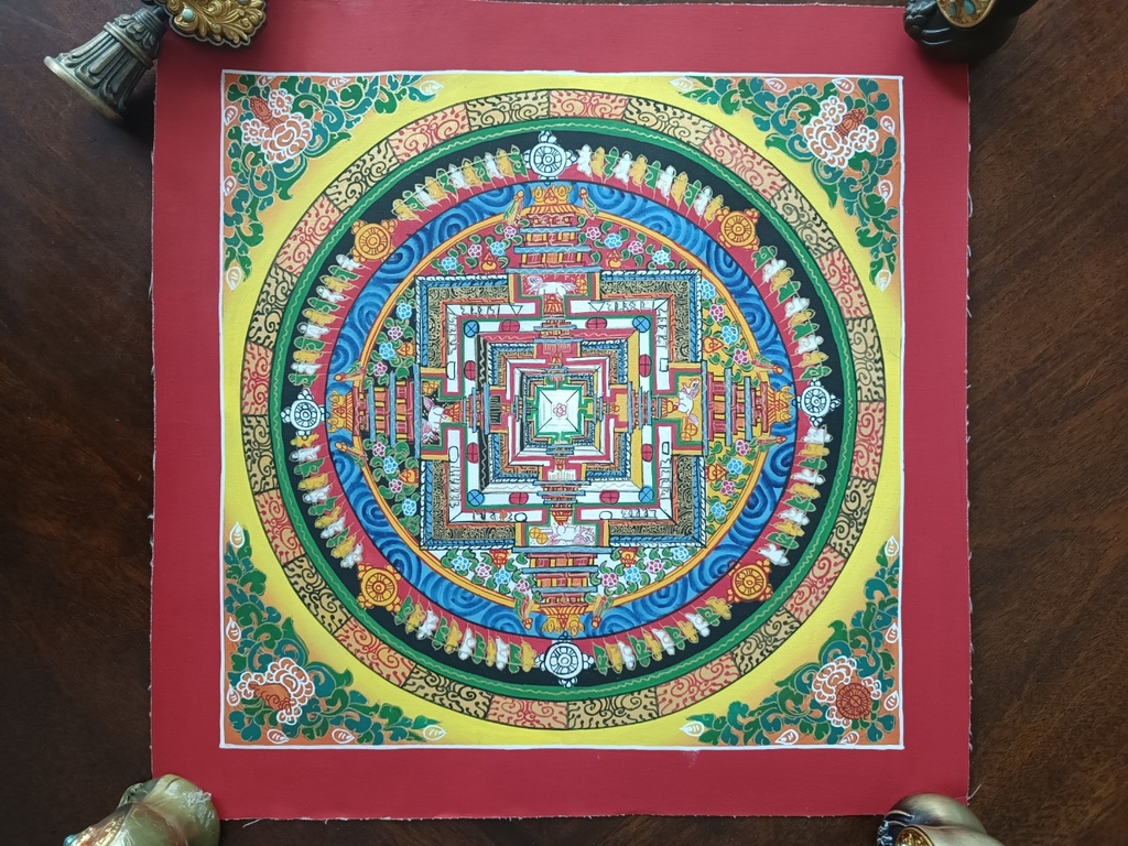 Tranh thangka Mandala Kalacharka