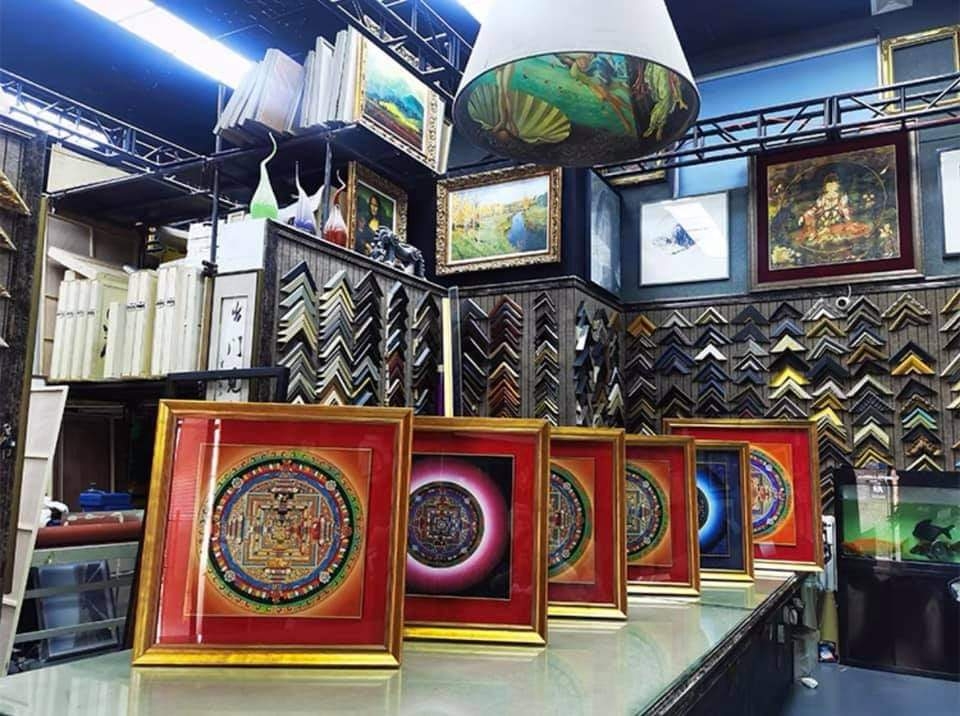 Tranh thangka Mandala Kalacharka