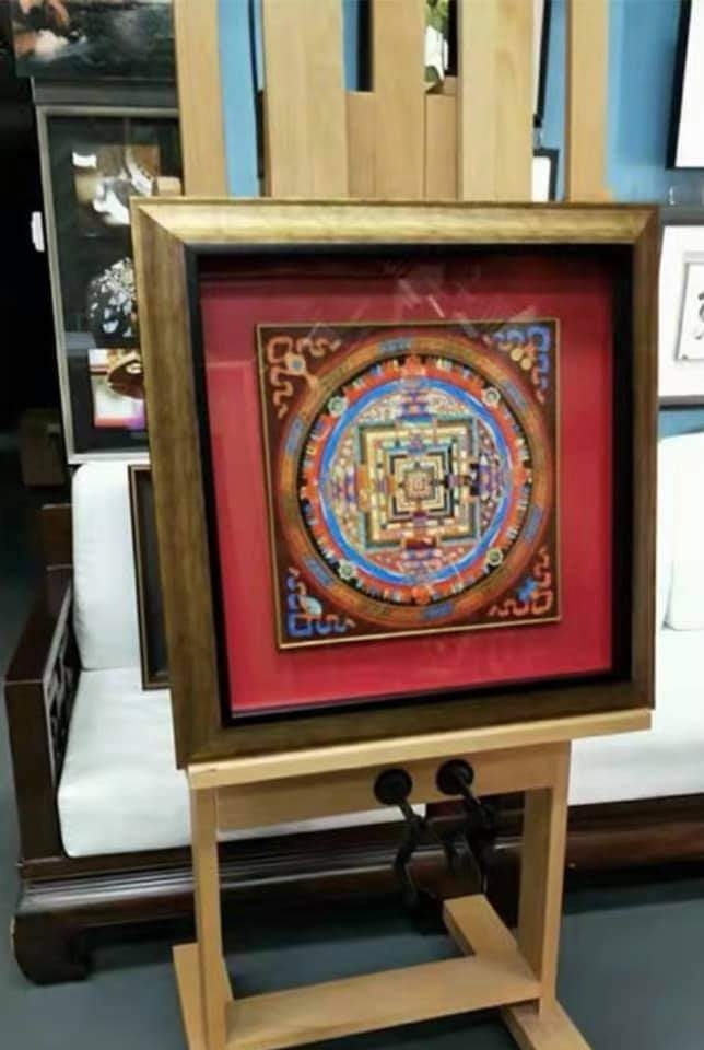 Tranh thangka Mandala Kalacharka