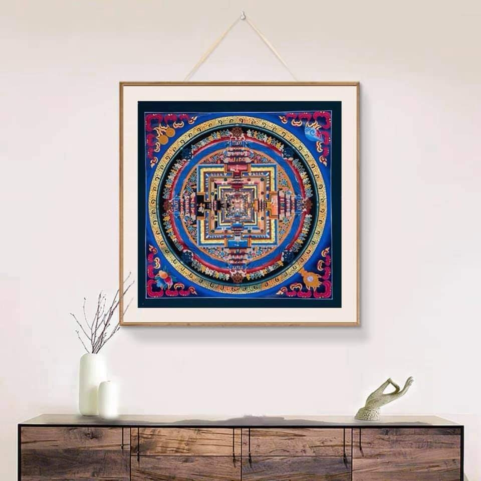 Tranh thangka Mandala Kalacharka