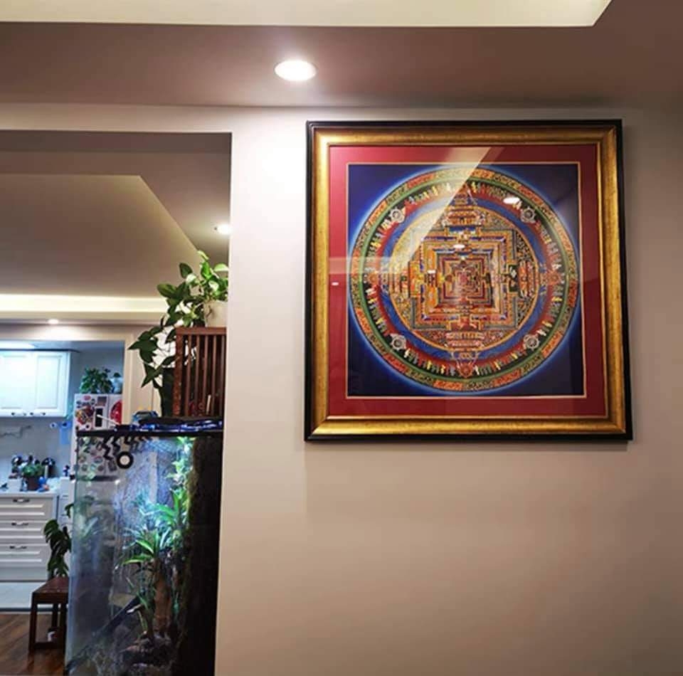 Tranh thangka Mandala Kalacharka