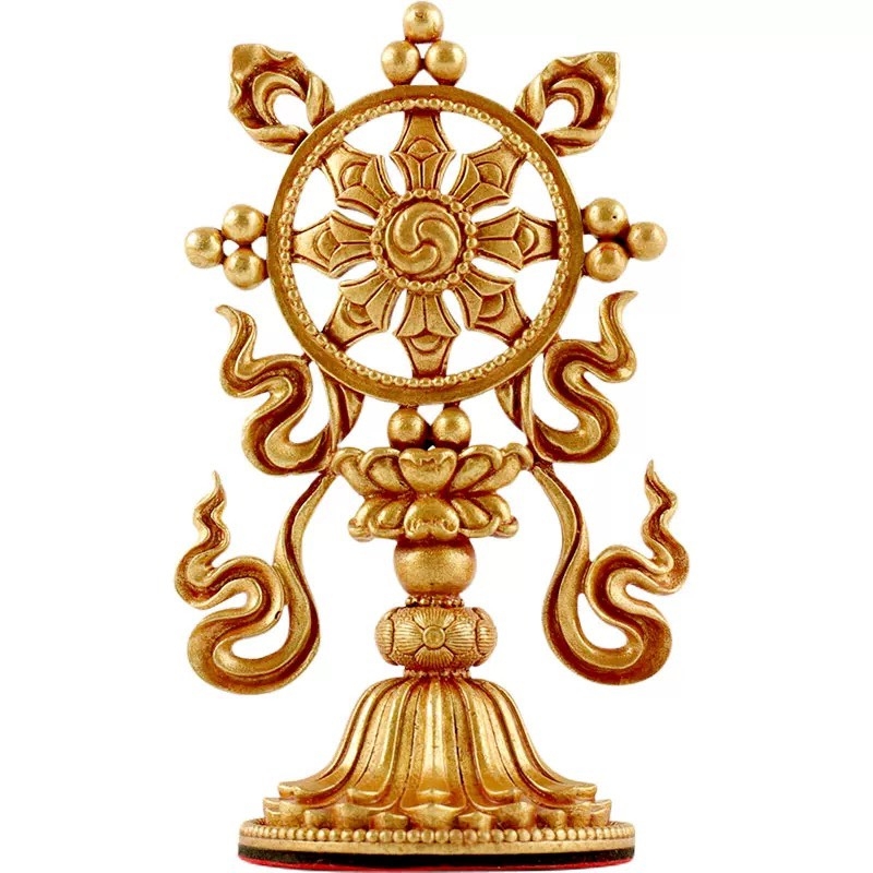 Bát kiết tường đồng cỡ bé (Tám Tướng Cát Tường- Bát Bửu)