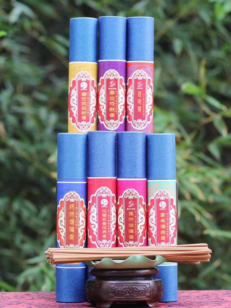 Trầm que thảo mộc tây tạng: Tara, Liên Hoa Sinh, Tài Bảo Dzambala, Dược Sư, 100 vị