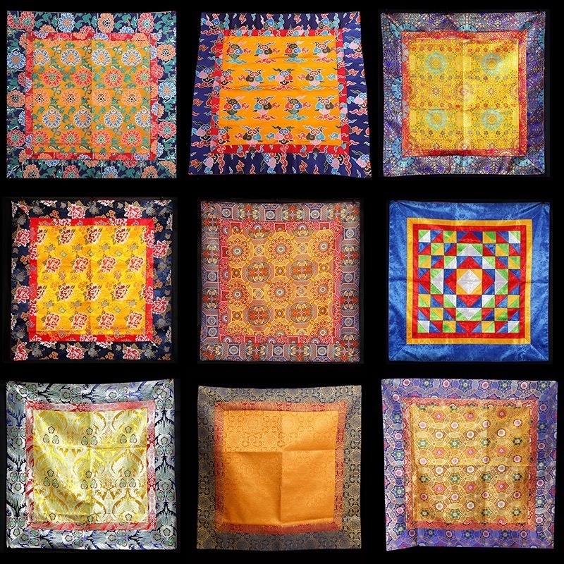 Khăn Mandala trải bàn 1m vuông