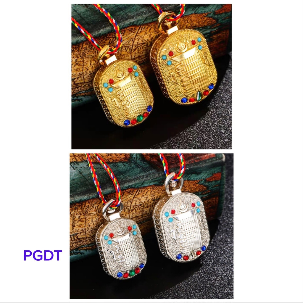 Hộp ga’u kalacharka nhỏ - hộp pháp bảo mini đeo cổ