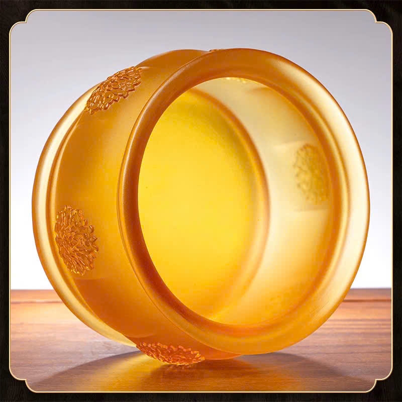 Lư Hương Bảo Liên Đăng bằng đá lưu ly