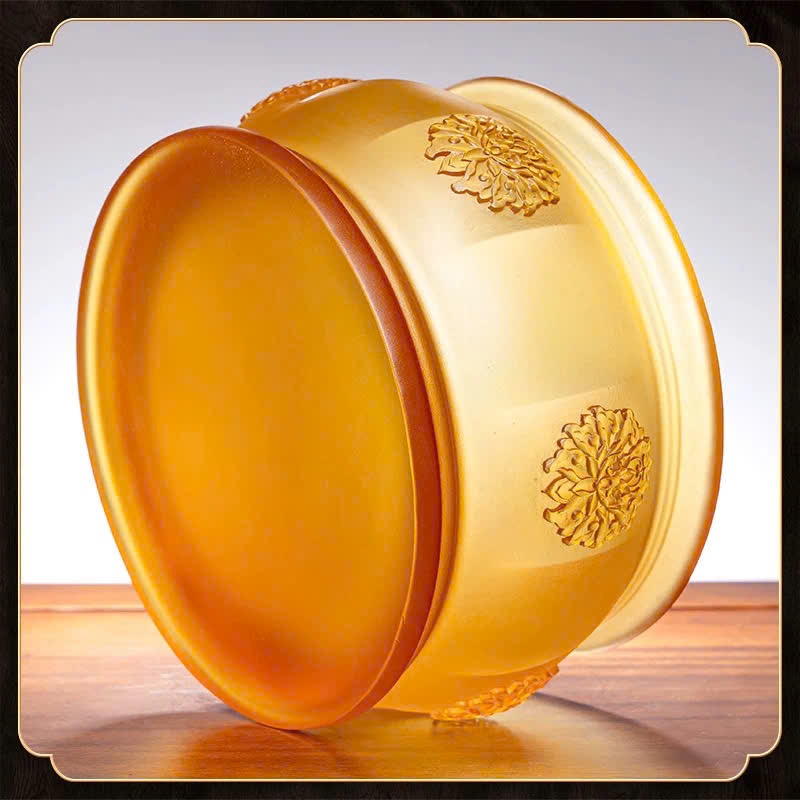 Lư Hương Bảo Liên Đăng bằng đá lưu ly