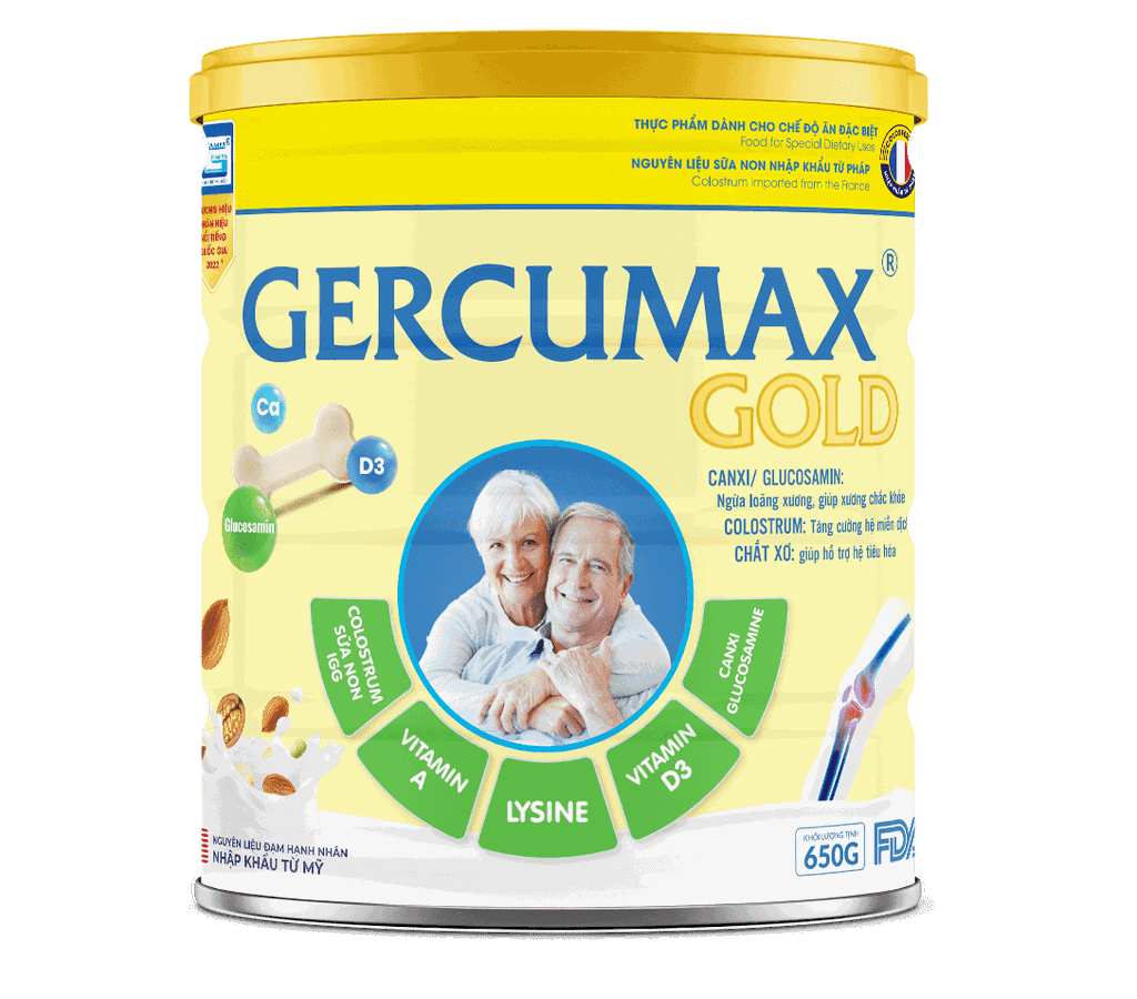 Gercumax Gold – chăm sóc sức khỏe đấng sinh thành