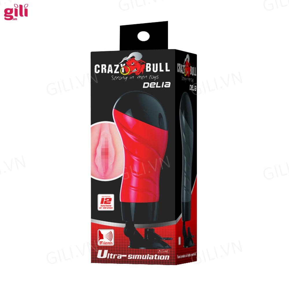 Âm đạo giả hít tường Crazy Bull chính hãng