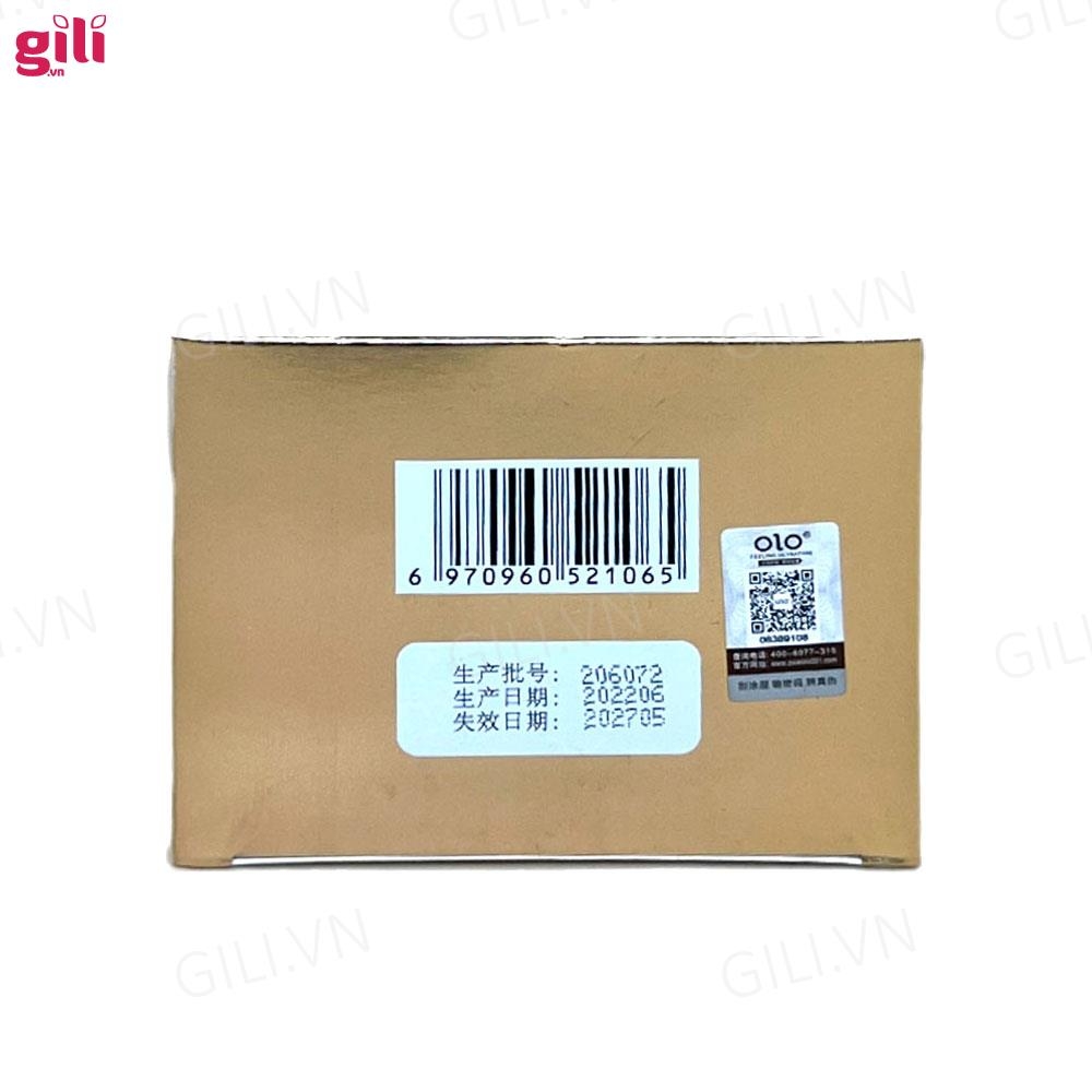 Bao cao su siêu mỏng Olo 0.01 Băng Hoả hộp 10 chiếc chính hãng