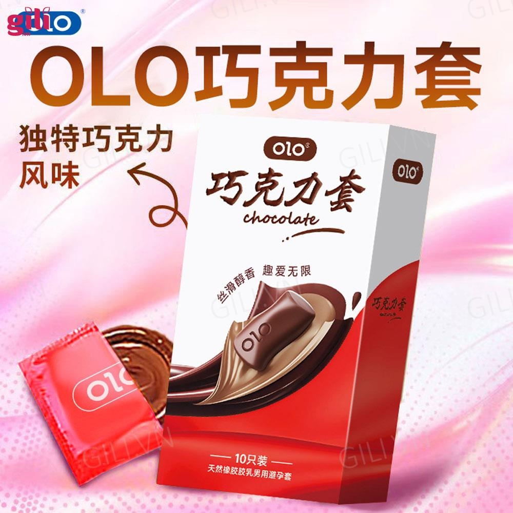 Bao cao su Olo Chocolate hộp 10 chiếc siêu mỏng chính hãng