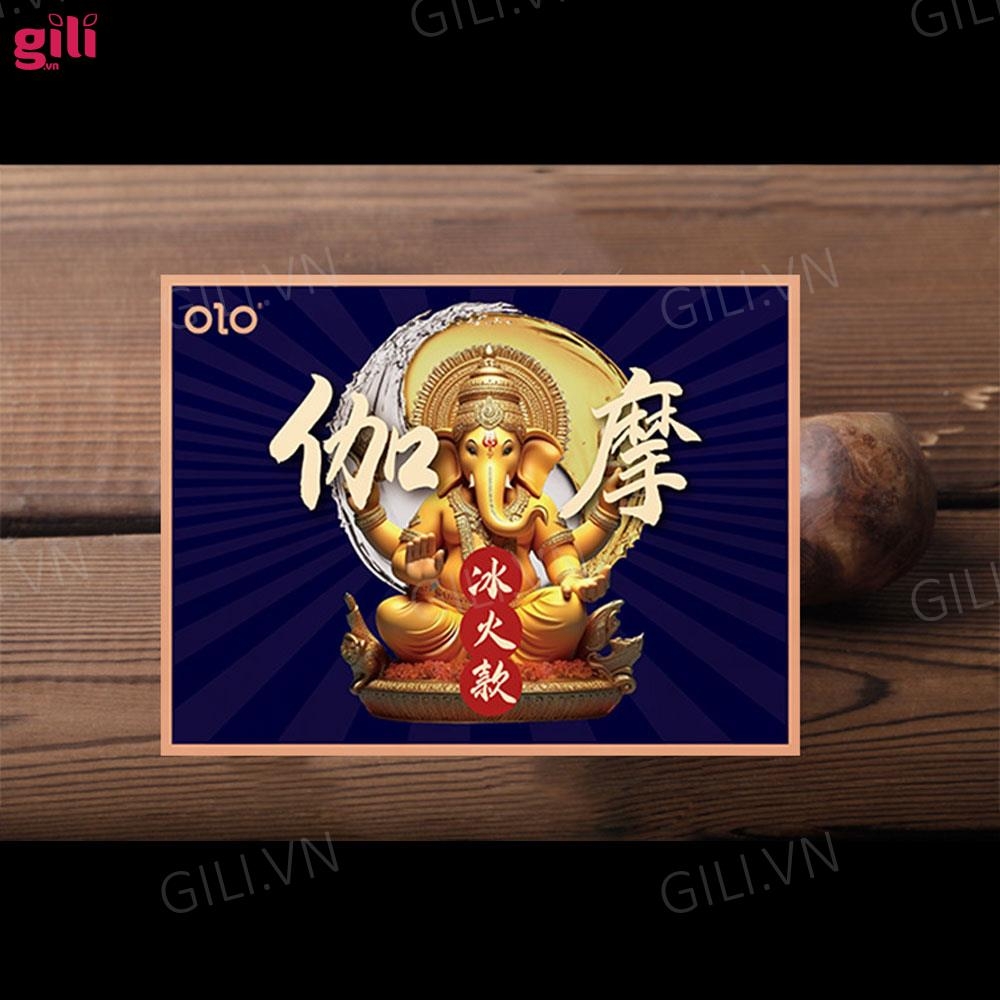 Bao cao su Olo Gama Voi Xanh kéo dài thời gian hộp 10 chiếc chính hãng
