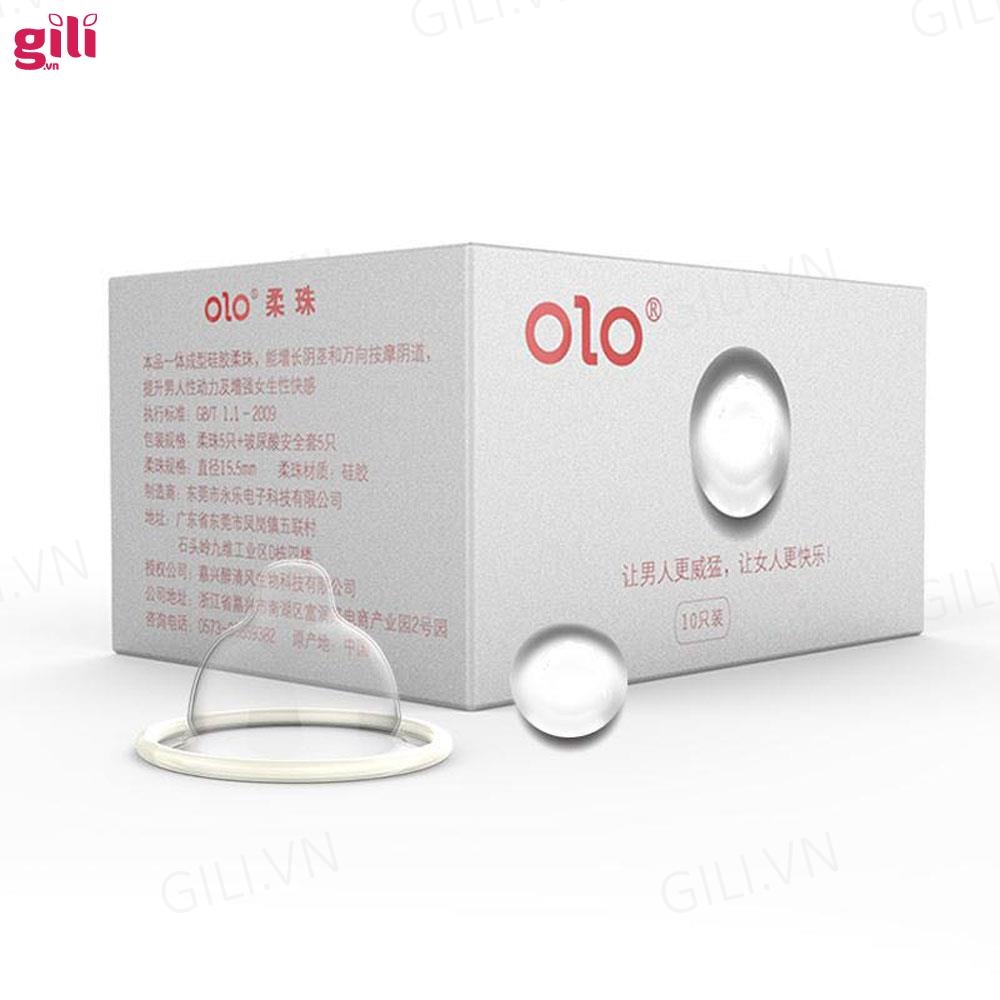 Bao cao su Olo Growth Soft Bead siêu mỏng hộp 10 chiếc chính hãng
