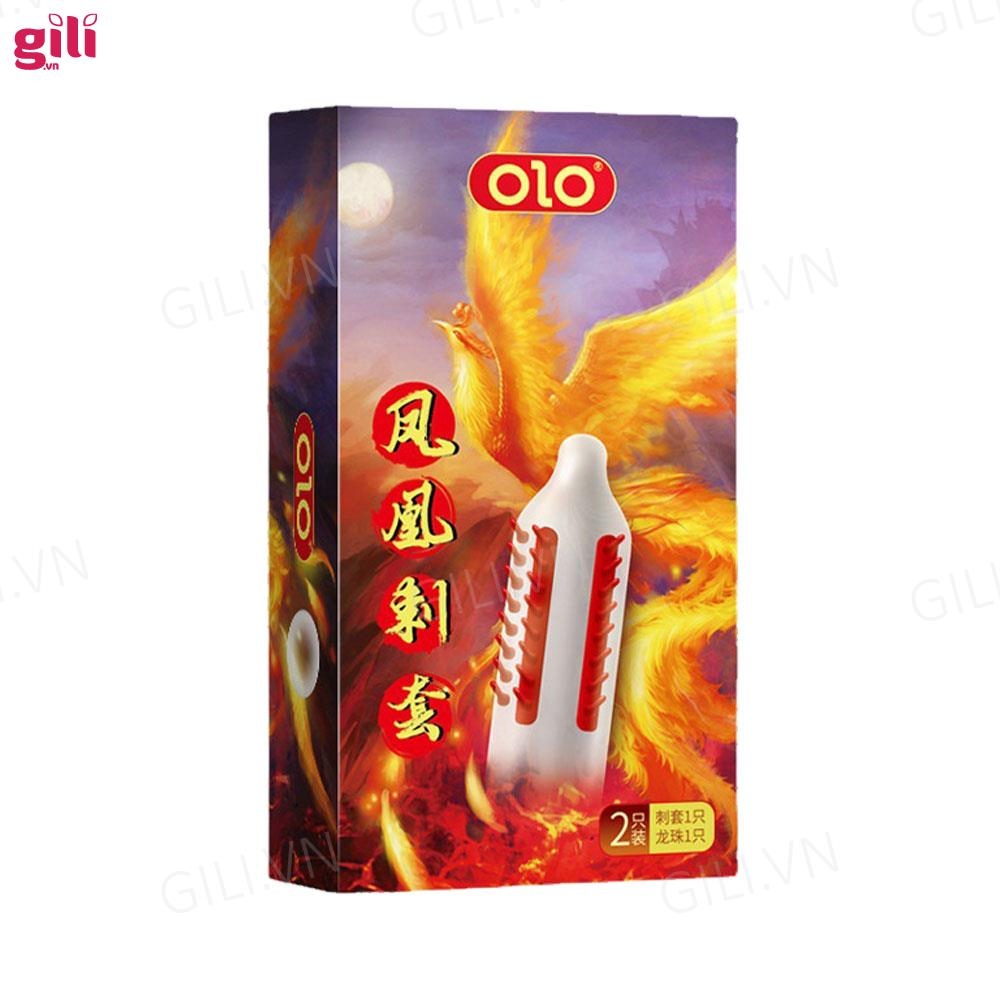 Bao cao su Olo râu đặc biệt, gân gai tăng kích thước có bi chính hãng