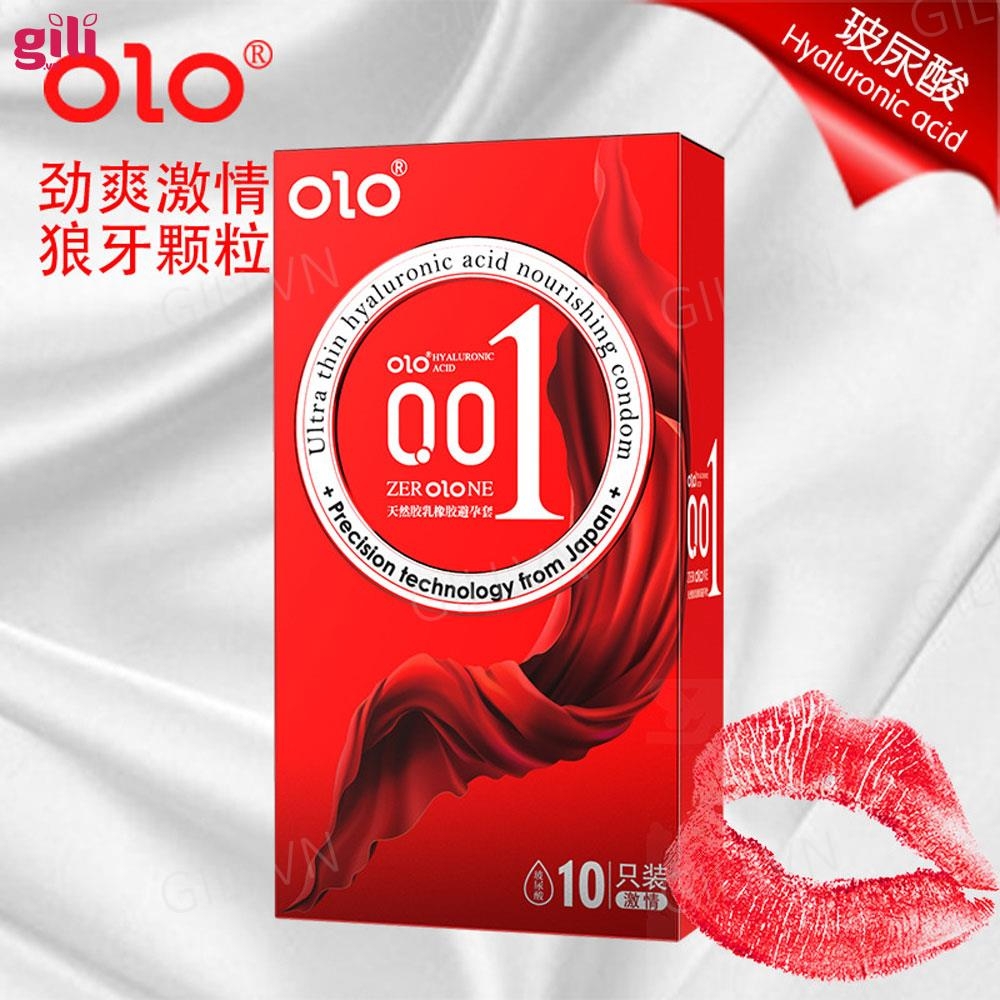 Bao cao su siêu mỏng Olo Thin Square Red hộp 10 chiếc chính hãng