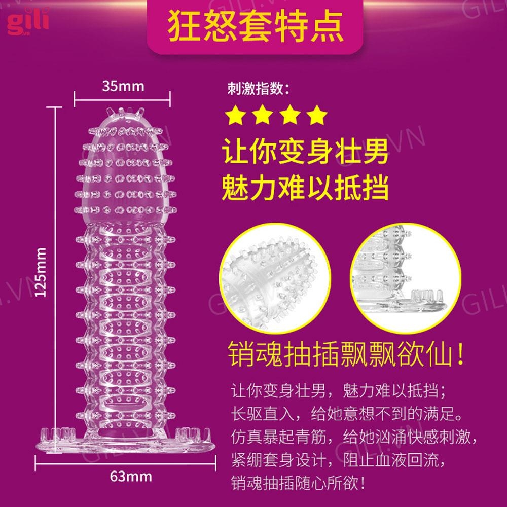 Bao cao su đôn dên Aichao Gai Nhỏ tăng kích thước chính hãng