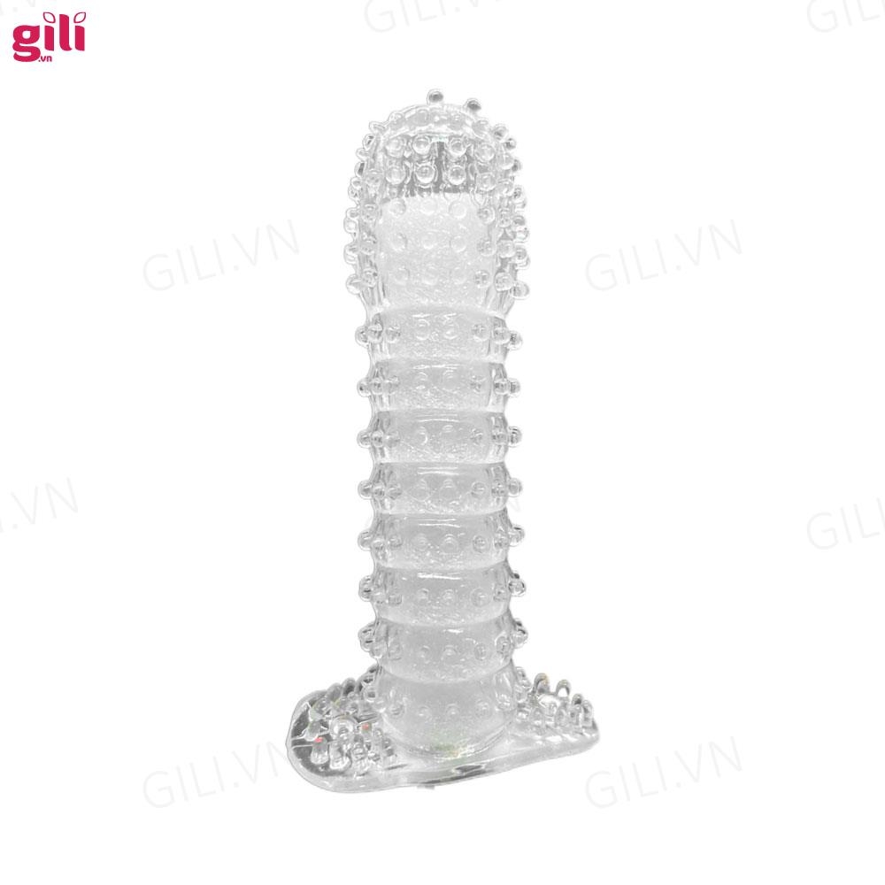 Bao cao su đôn dên Crystal Condom Gai Nhỏ tăng kích thước chính hãng