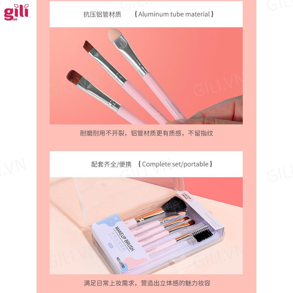 Bộ cọ trang điểm cá nhân LMLTOP Makeup Brush 5 món chính hãng