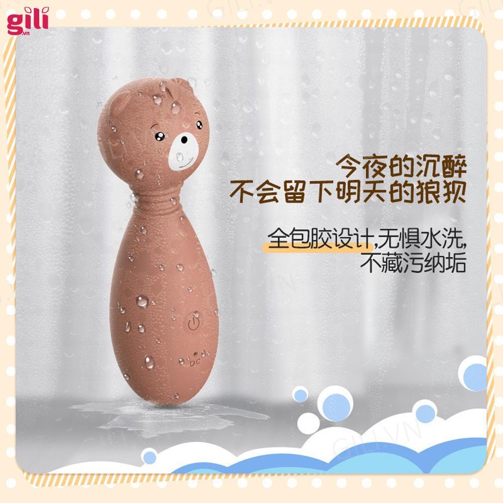 Chày rung massage âm đạo Lilo Gấu chính hãng