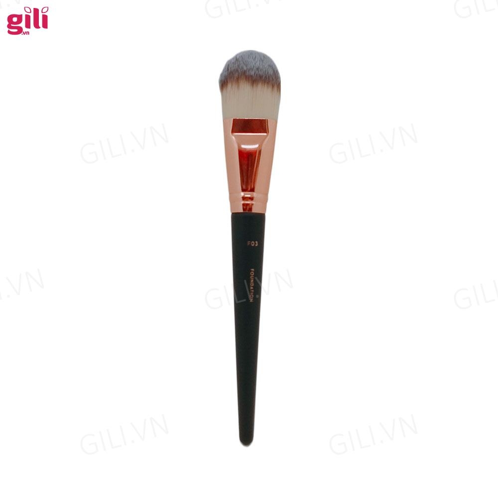 FIX Cọ tán nền đầu dẹp bản to Vacosi Foundation Brush - F03 chính hãng