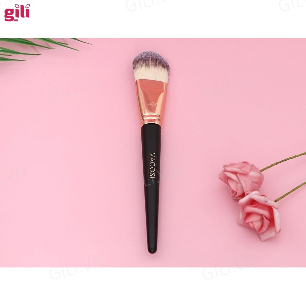 FIX Cọ tán nền đầu dẹp bản to Vacosi Foundation Brush - F03 chính hãng