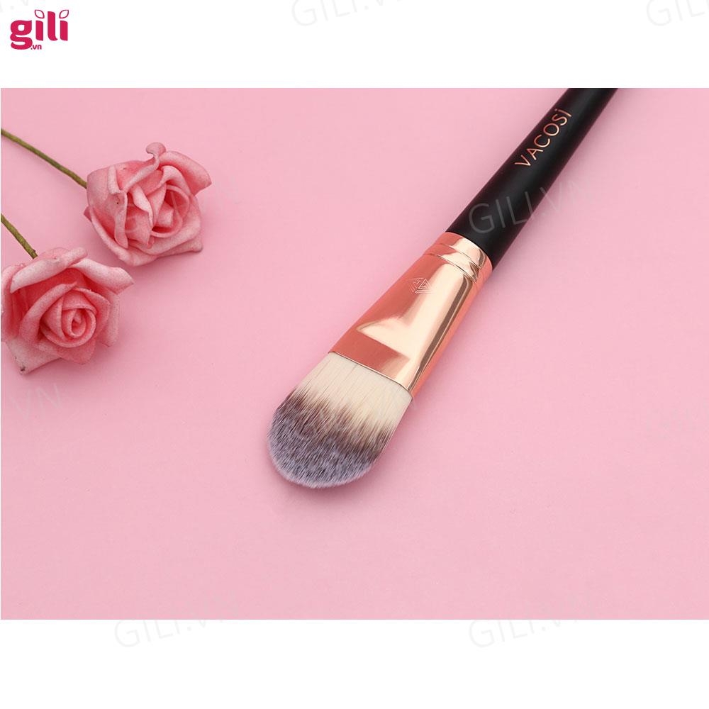 FIX Cọ tán nền đầu dẹp bản to Vacosi Foundation Brush - F03 chính hãng