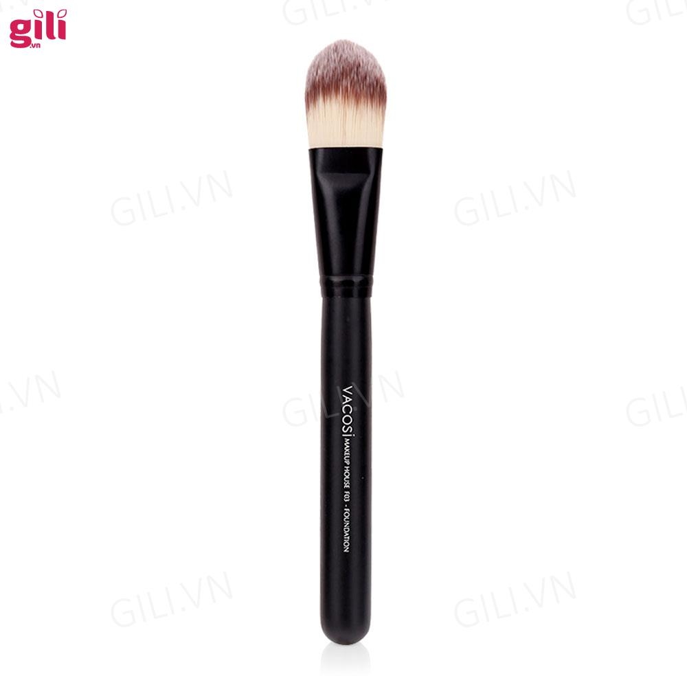 FIX Cọ tán nền đầu dẹp bản to Vacosi Foundation Brush - F03 chính hãng