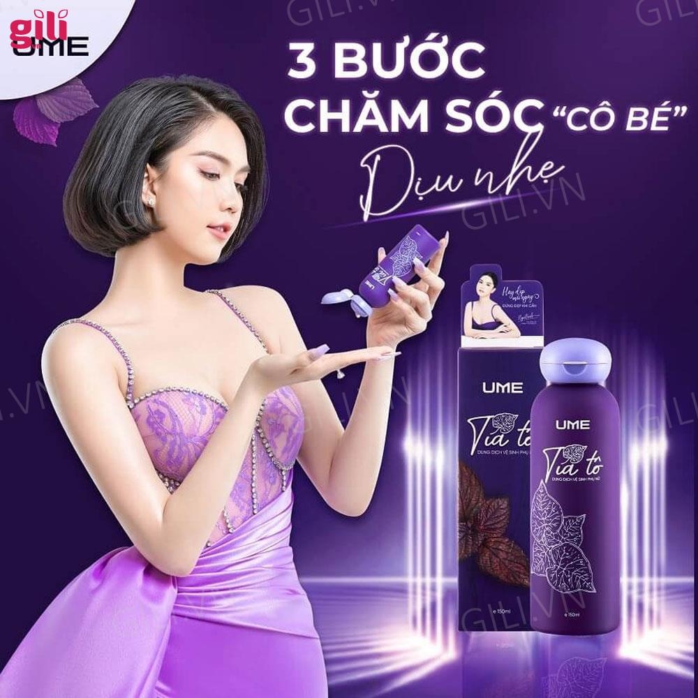 Dung dịch vệ sinh phụ nữ Ume Tía Tô 150ml chính hãng