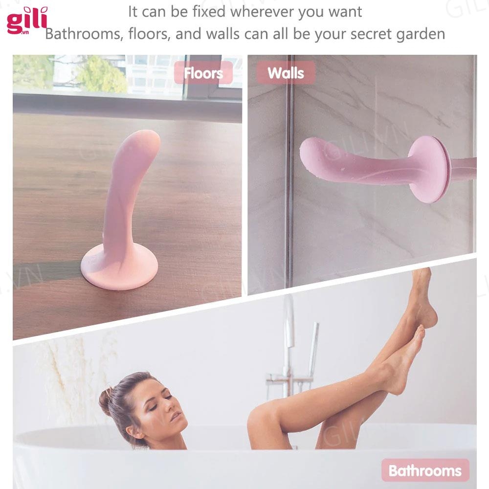 Dương vật giả hít tường Drywell Desire Vibrating Dildo chính hãng