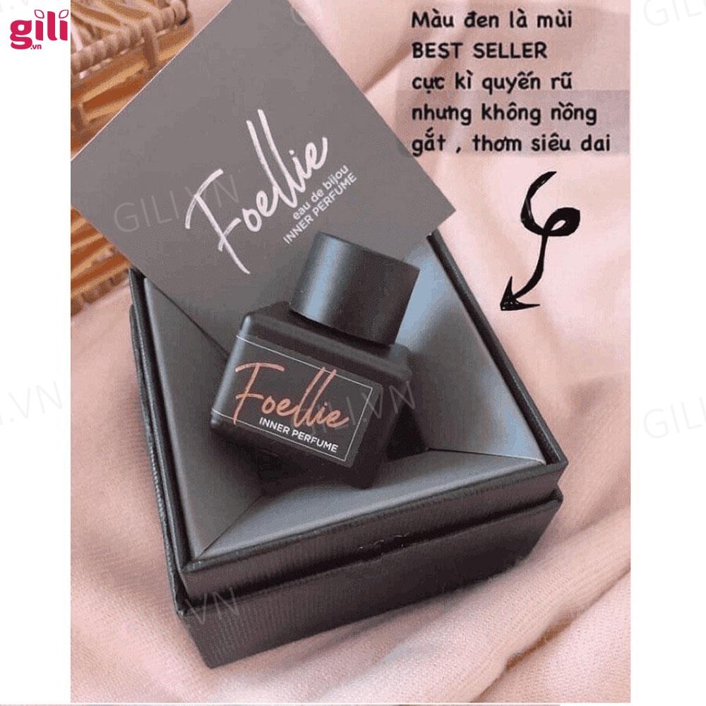 Nước hoa vùng kín Foellie Eau De Bijou Đen 5ml chính hãng