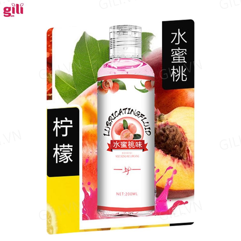 Gel bôi trơn hương đào Boyafei 200ml chính hãng